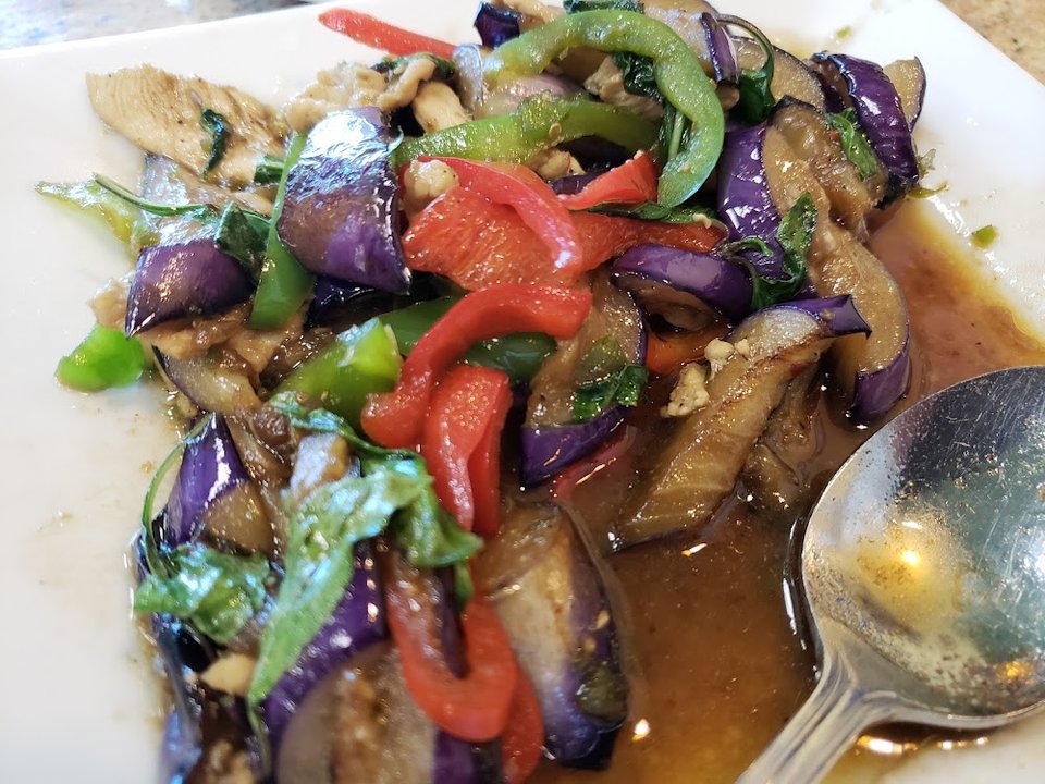Eggplant in Garlic Sauce
