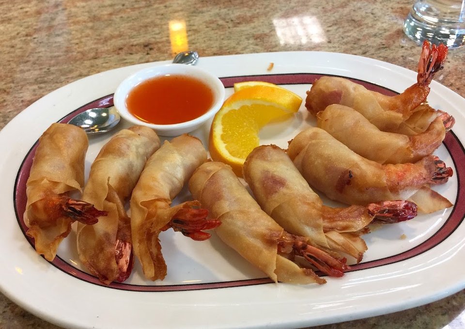 Koong Sarong Prawn in a Blanket